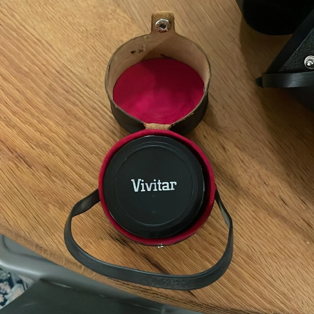 Vintage Vivitar Automatic Teleconverter 3x-4 [FL-FD], case and extra lens case